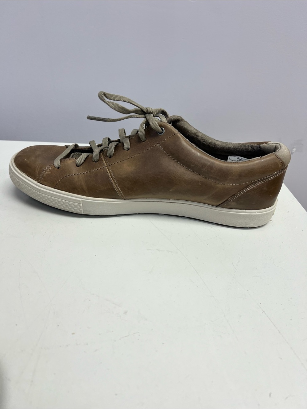 Merrell Brindle Brown Leather Low-Top Lace-Up Sneakers Men’s 11 - Picture 9 of 11